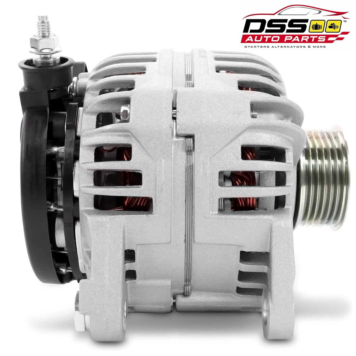 ALTERNATORS, BRAND, CATEGORY, DSS AUTO PARTS, Compatible with Jeep 400-24020 Alternator 4.0L 4.0 Grand Cherokee 01 02 03 2001 2002 2003 56041322Ab 1-2422-01BO 400-24020 0-124-525-003 13872 AR100785