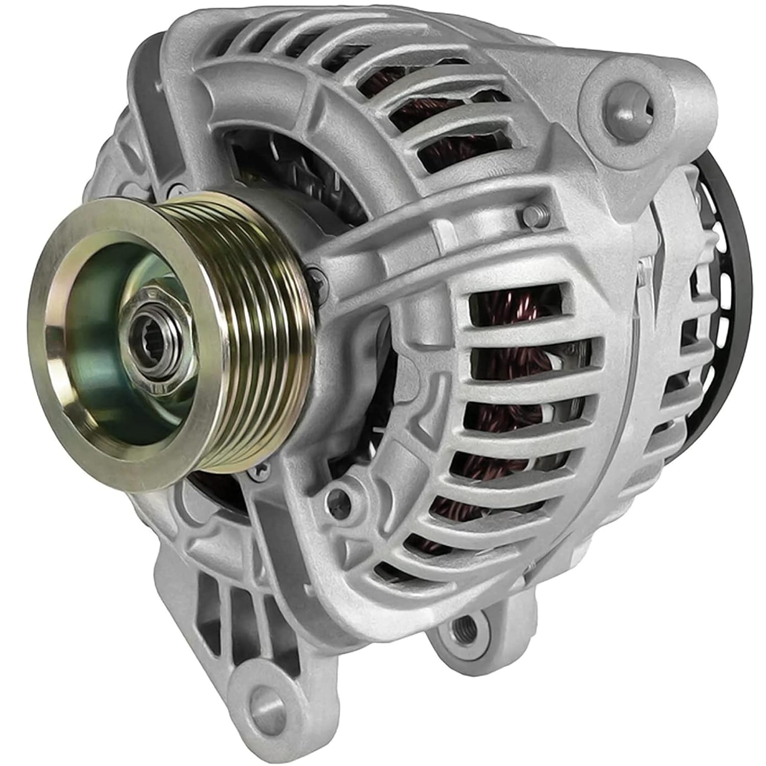 ALTERNATORS, BRAND, CATEGORY, DSS AUTO PARTS, Compatible with Jeep 400-24020 Alternator 4.0L 4.0 Grand Cherokee 01 02 03 2001 2002 2003 56041322Ab 1-2422-01BO 400-24020 0-124-525-003 13872 AR100785