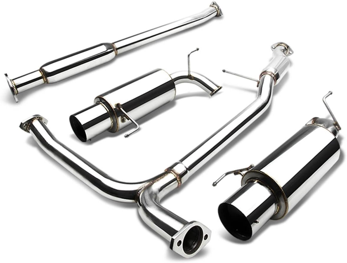 BRAND, CAT-BACK SYSTEMS, CATEGORY, DNA MOTORING, DNA MOTORING CBE-HA98V6-BT Stainless Steel Cat Back Exhaust System [Compatible with 98-02 Honda Accord 3.0L V6]