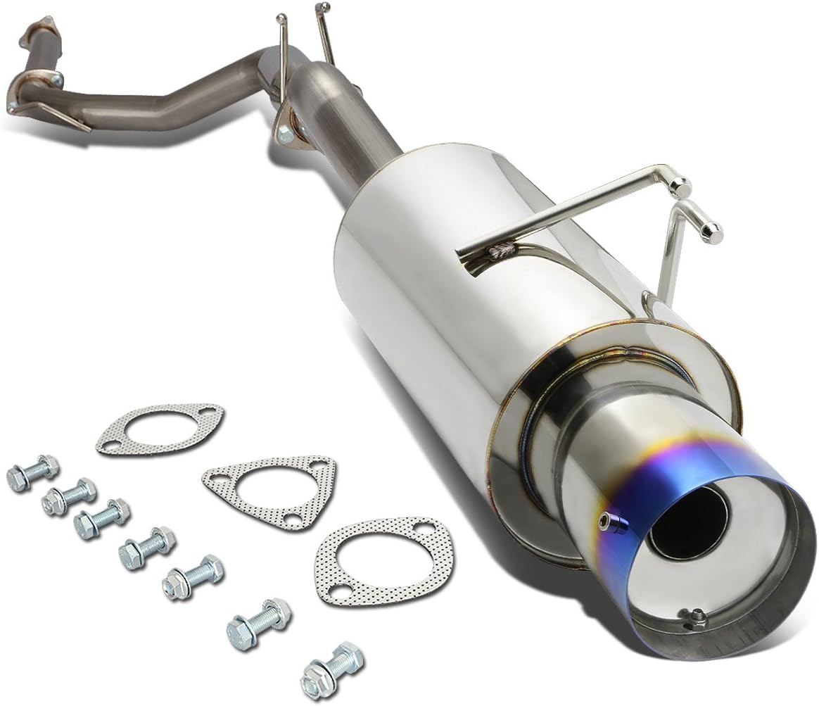 BRAND, CAT-BACK SYSTEMS, CATEGORY, DNA MOTORING, DNA MOTORING CBE-HC06SI Stainless Steel Cat Back Exhaust System [Compatible with 06-11 Honda Civic si FG2 COUPE]