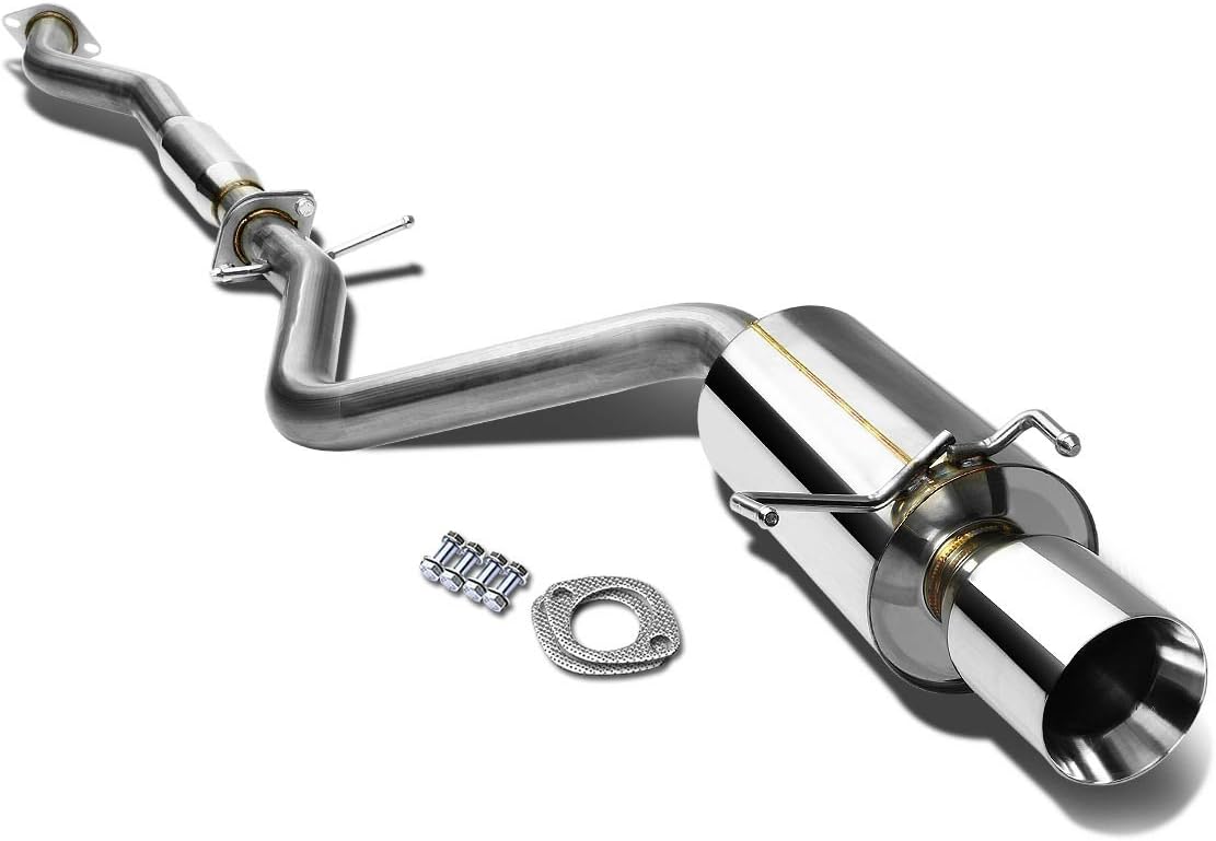 BRAND, CAT-BACK SYSTEMS, CATEGORY, DNA MOTORING, DNA MOTORING CBE-IS300-NRT Stainless Steel Cat Back Exhaust System [Compatible with 01-05 IS300 Altezza XE10]