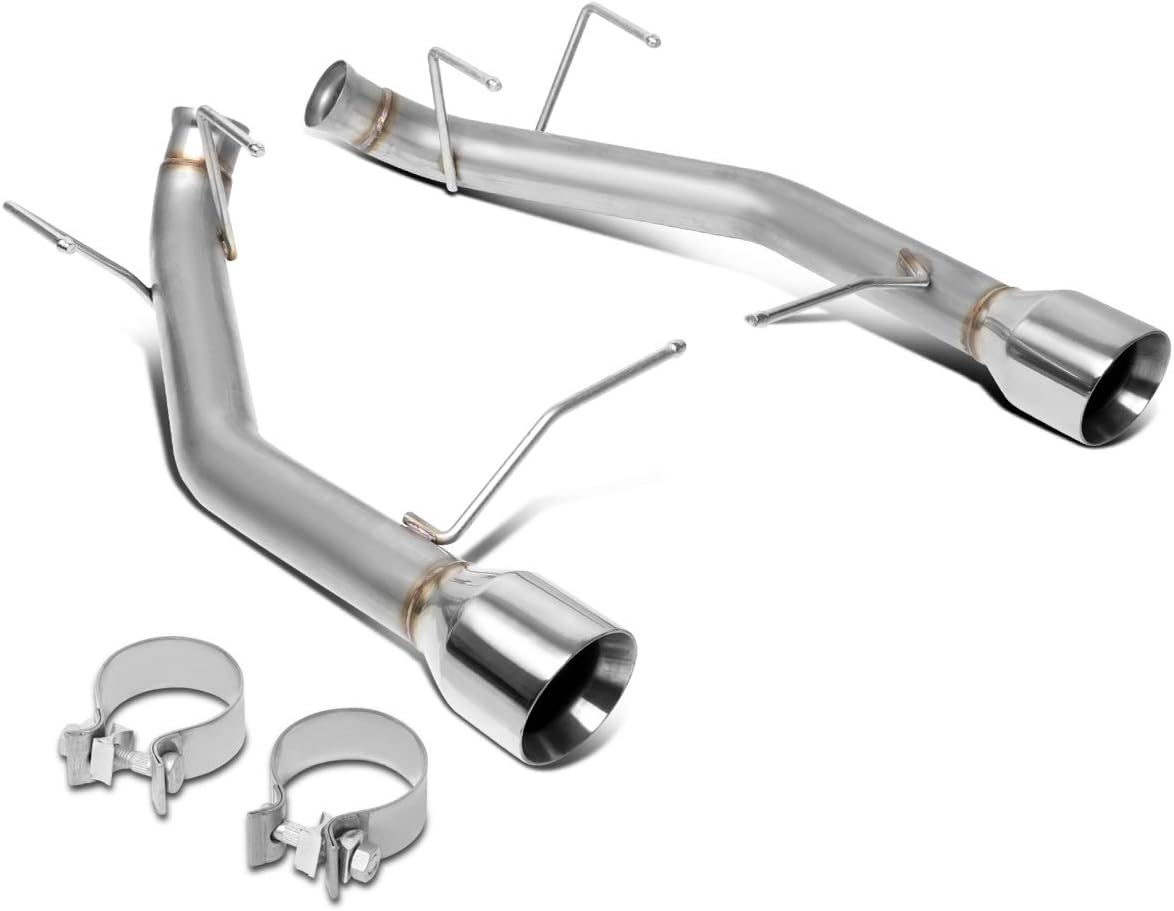 BRAND, CAT-BACK SYSTEMS, CATEGORY, DNA MOTORING, DNA MOTORING CBE-MU-FM11-37L Stainless Steel Cat Back Exhaust System [Compatible with 11-14 Ford Mustang 3.7L V6]