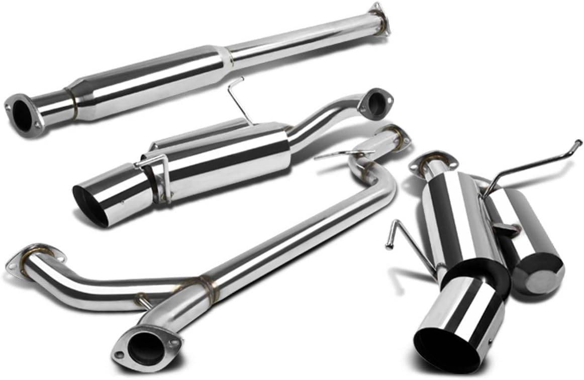 BRAND, CAT-BACK SYSTEMS, CATEGORY, DNA MOTORING, DNA MOTORING CBE-TSX Stainless Steel Cat Back Exhaust System [Compatible with 04-08 Acura TSX CL9 2.4L]