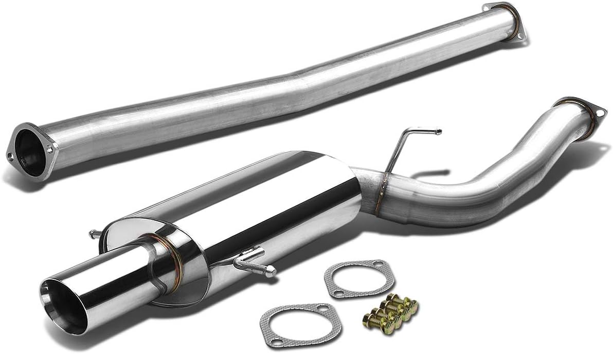 BRAND, CAT-BACK SYSTEMS, CATEGORY, DNA MOTORING, DNA MOTORING CBE-WRX02-OE Stainless Steel Cat Back Exhaust System [Compatible with 02-07 Subaru Impreza WRX/WRX STI]