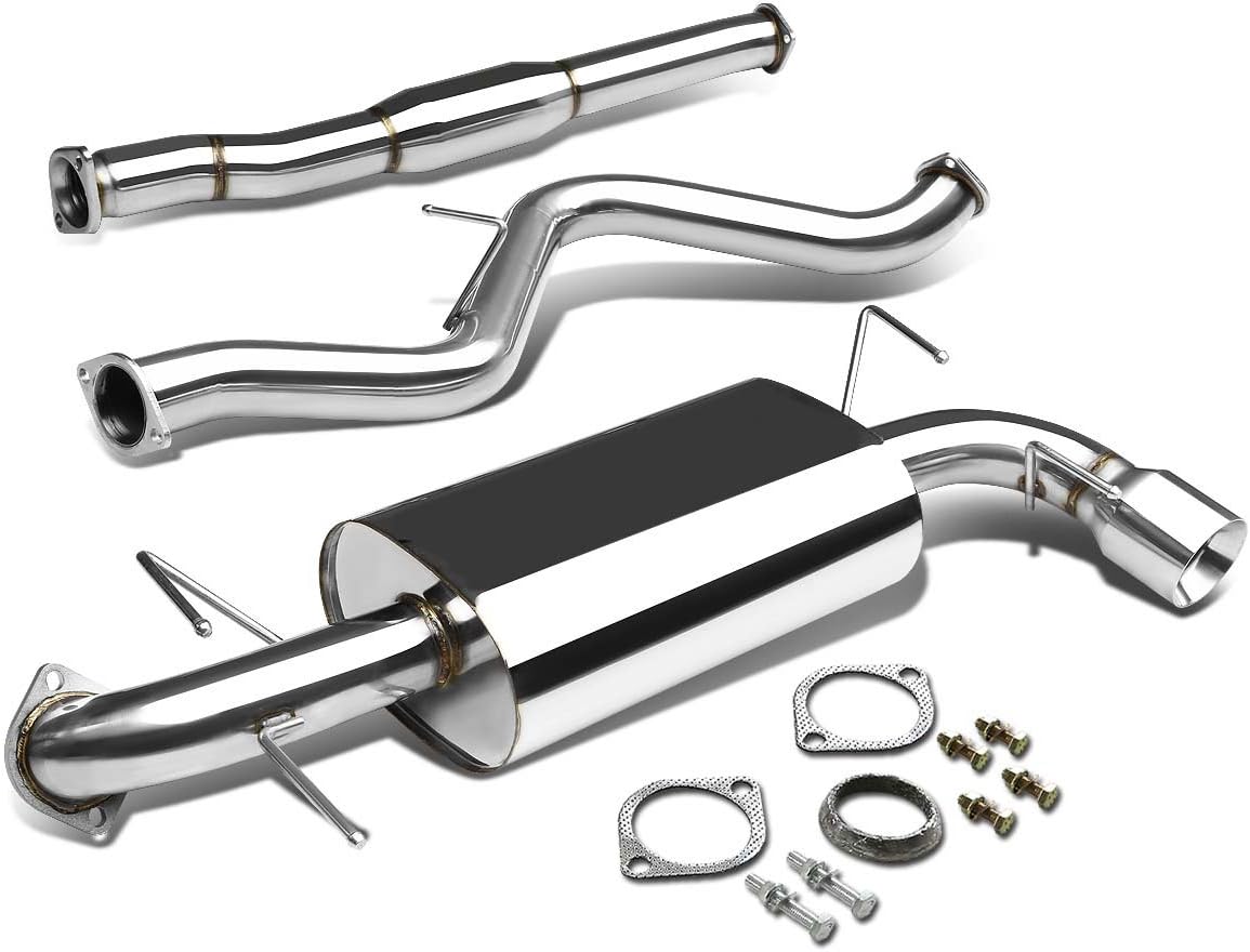 BRAND, CAT-BACK SYSTEMS, CATEGORY, DNA MOTORING, DNA MOTORING CBE-WRX085-OE-NRT Cat Back Exhaust System [Compatible with 08-14 Subaru Impreza WRX 2.5L H4 Turbocharged]