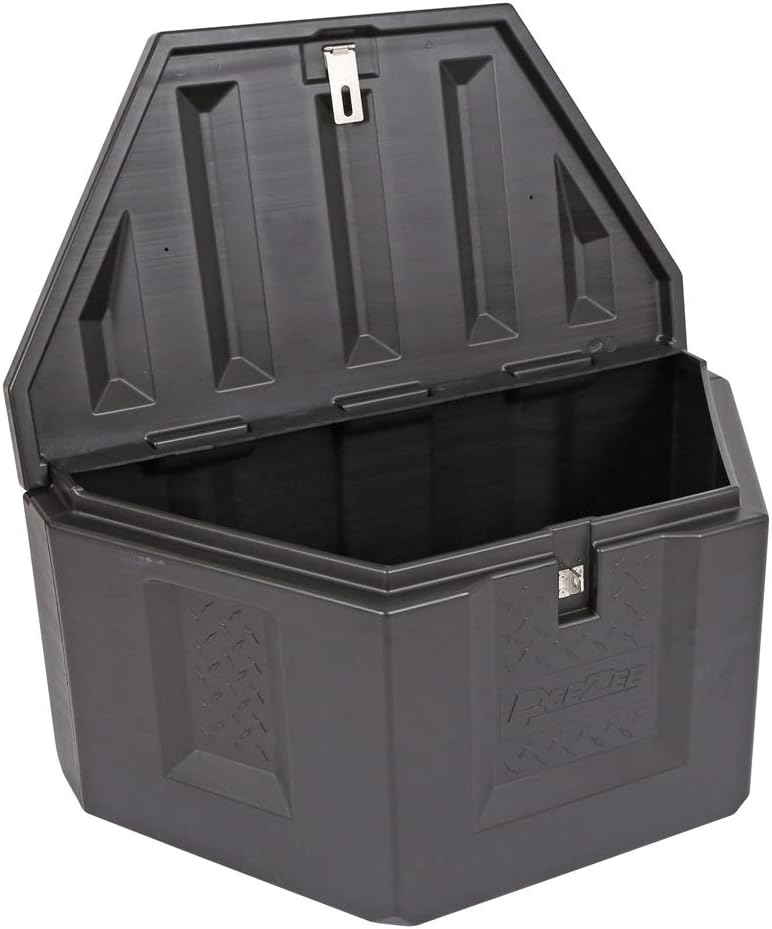 BRAND, CATEGORY, DEE ZEE, TRUCK BED TOOLBOXES, Dee Zee DZ91717P Poly Triangle Trailer Box 36 x 18.75 x 18 inches, 25 lbs