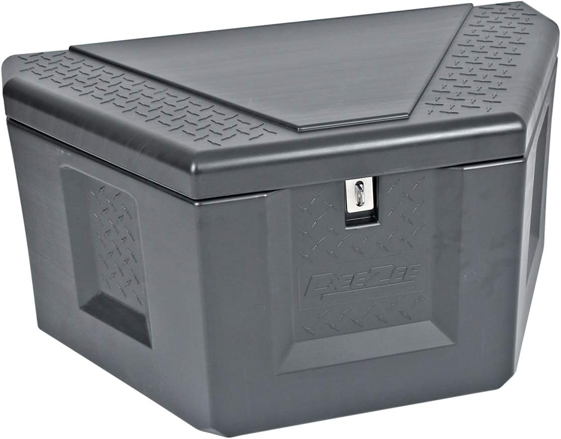 BRAND, CATEGORY, DEE ZEE, TRUCK BED TOOLBOXES, Dee Zee DZ91717P Poly Triangle Trailer Box 36 x 18.75 x 18 inches, 25 lbs