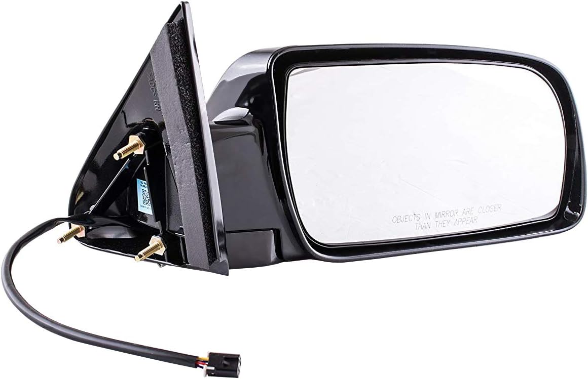 BRAND, CATEGORY, DEPENDABLE DIRECT, EXTERIOR MIRRORS, Dependable Direct Dependable Direct Left Driver Side Black Mirror Power Operated for 1988-2000 Chevy/GMC C/K 1500 2500 - GM1320122