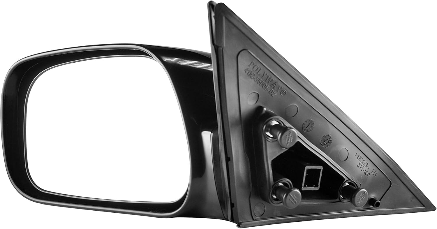 BRAND, CATEGORY, DEPENDABLE DIRECT, EXTERIOR MIRRORS, Dependable Direct Driver Side Mirror for 2002-2006 Toyota Camry - Unpainted Power Operated Non Folding Side View Mirror - TO1320210