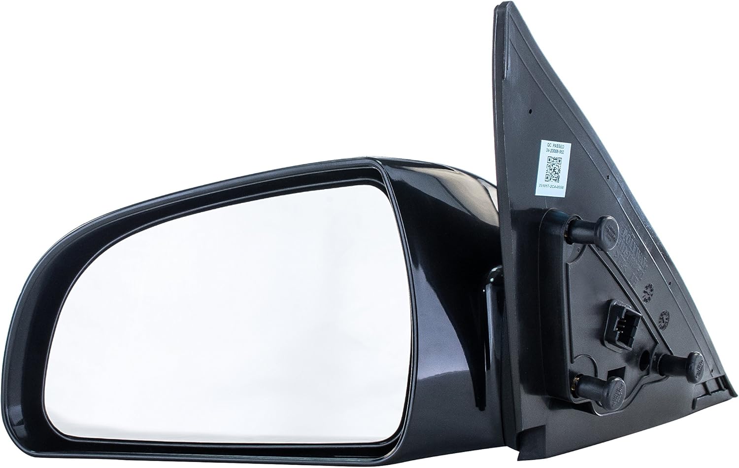 BRAND, CATEGORY, DEPENDABLE DIRECT, EXTERIOR MIRRORS, Dependable Direct Driver Side Mirror for (2006 2007 2008 2009 2010) Hyundai Sonata Unpainted Heated Power Operated Right Outside Rear View Replacement Door Mirror - Parts Link #: HY1320149