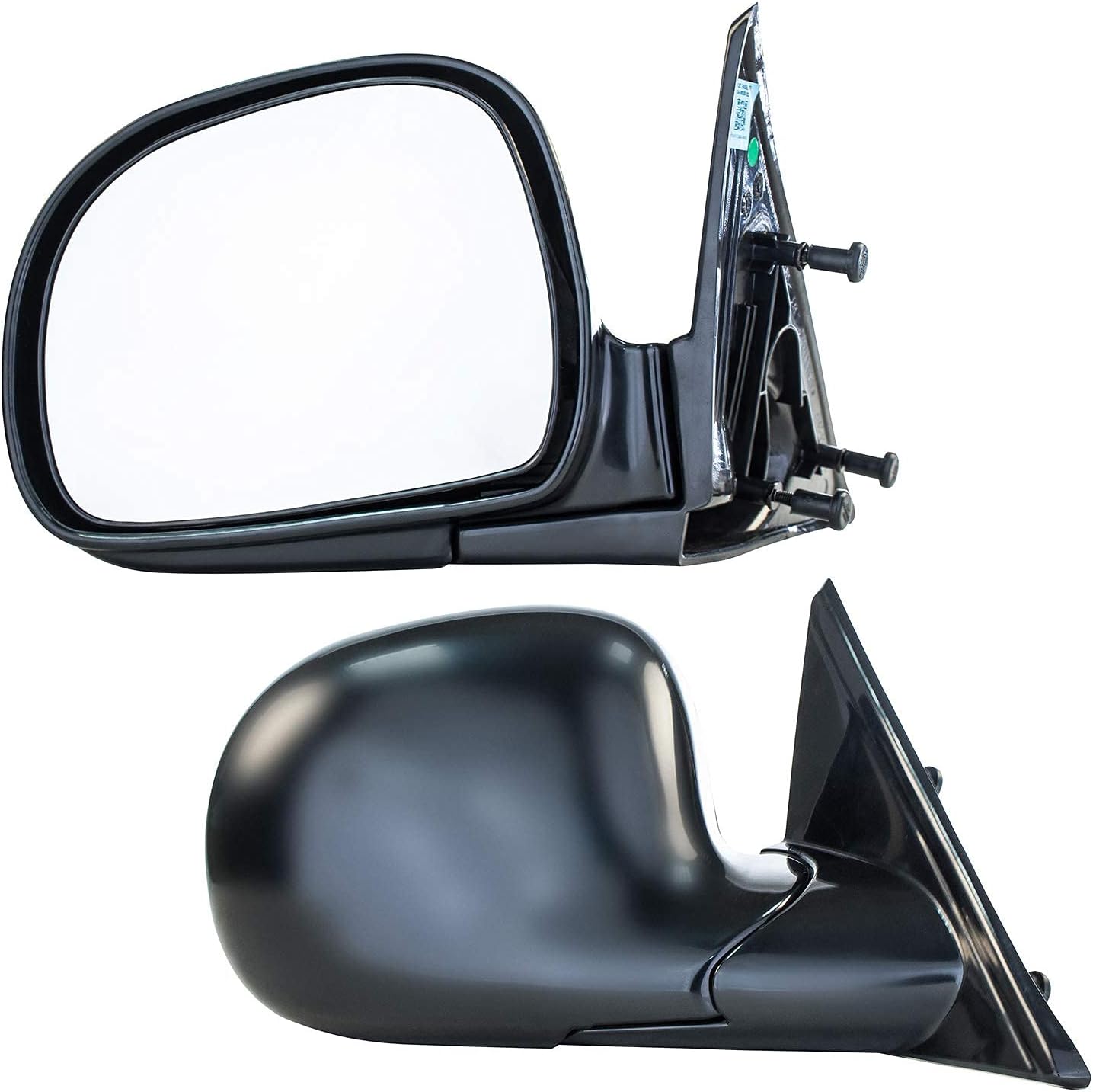 BRAND, CATEGORY, DEPENDABLE DIRECT, EXTERIOR MIRRORS, Dependable Direct Driver and Passenger Side Textured Mirrors (Pair) for 94-97 Chevy S10, 95-98 Blazer - GM1321126 GM1320126