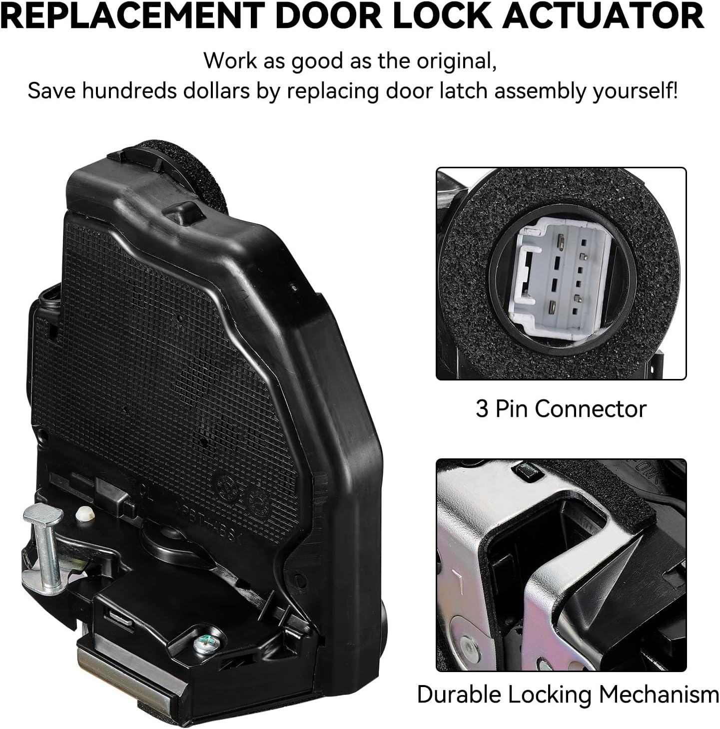 BRAND, CATEGORY, POWER DOOR LOCK, SYERAL, Door Latch Lock Actuator Driver Side Rear Left 69060-33120 Replacement for Toyota 4Runner Camry Corolla Highlander Prius RAV4 Lexus ES300h ES350 GX460 GS200t