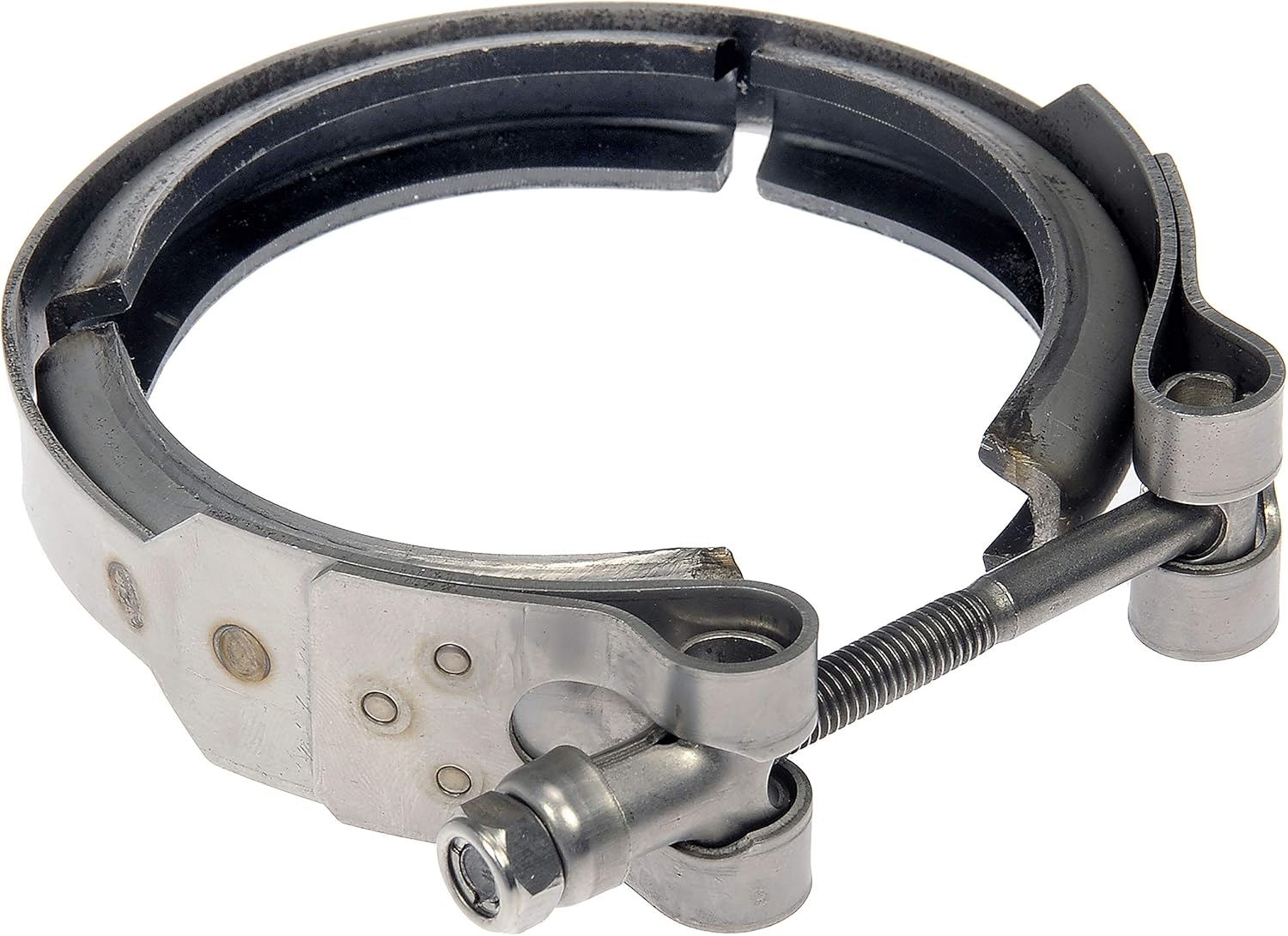 BRAND, CATEGORY, DORMAN, EGR VALVES, Dorman 904-5154 Exhaust Gas Recirculation (EGR) Cooler Clamp Compatible with Select Models, Metallic Grey