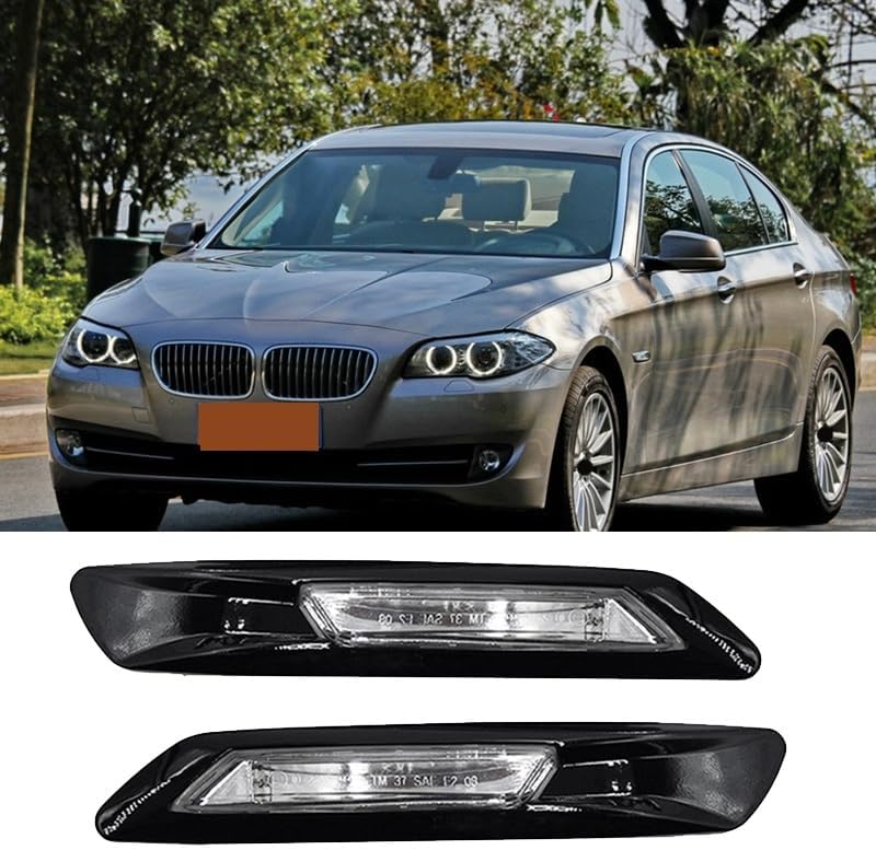 BRAND, CATEGORY, SIDE MARKER ASSEMBLIES, WINDTALKER, Dynamic Turn Signal Light Car Front Side Marker Light Fender Light for BMW 5 Series F10 F11 F18 for 2011 2012 2013 63137154168 63137154170 Mirror Indicators Light