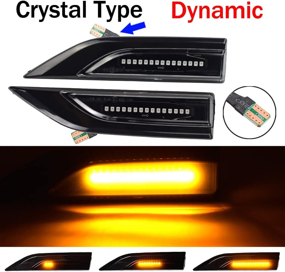 BRAND, CATEGORY, GENERIC, SIDE MARKER ASSEMBLIES, Dynamic Turn Signal Light for VW for Transporter T6 for Multivan for Caddy Side Fender Marker Sequential Indicator Blinker Side Mirror Flashing Lamp