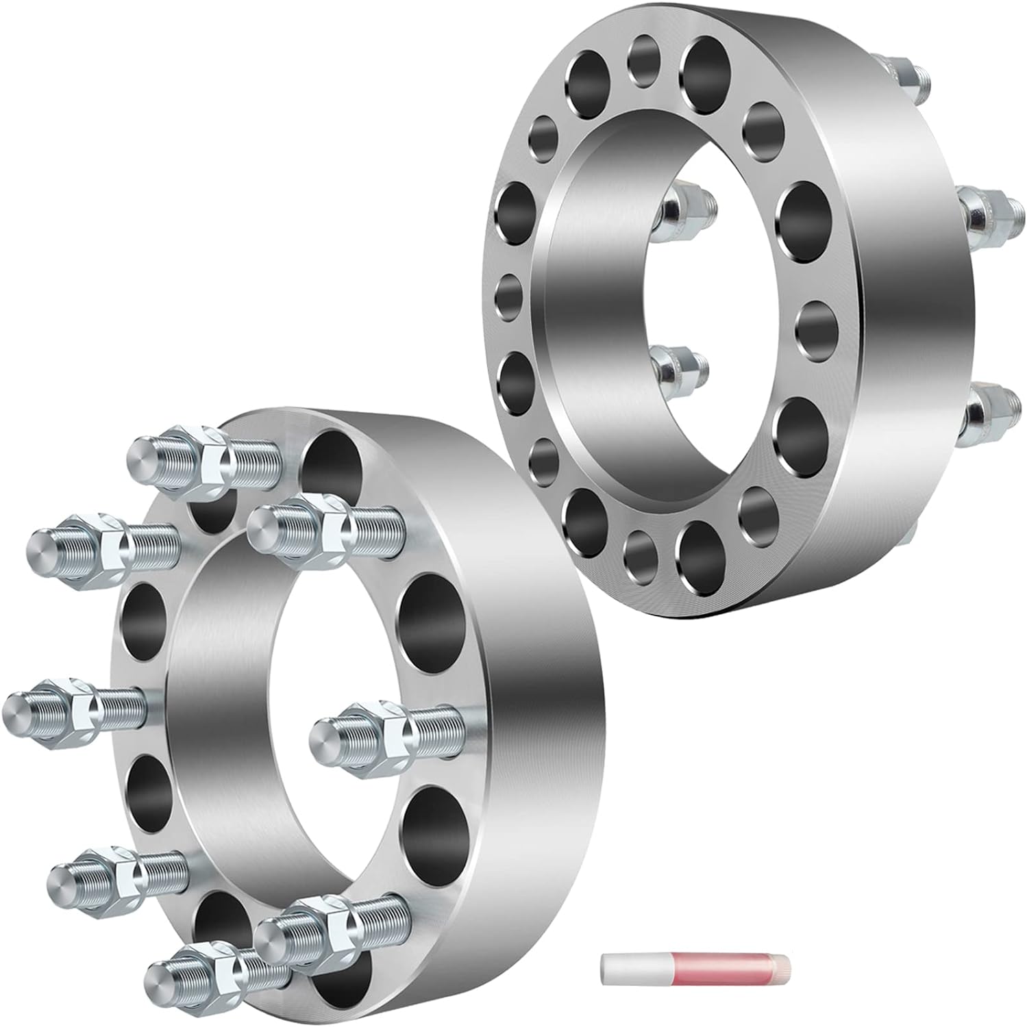 BRAND, CATEGORY, ECCPP, WHEEL ADAPTERS & SPACERS, ECCPP 2PCS 2 inch Wheel Spacers 8 Lug 8x6.5 to 8x6.5 126.15mm 14x1.5 Compatible with for Chevrolet Silverado 1500 HD 2001-2006 for GMC Sierra 2500 HD 2001-2010 for Silverado 3500 HD 2007-2010