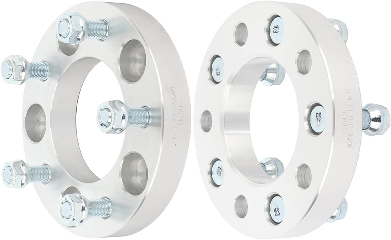 BRAND, CATEGORY, ECCPP, WHEEL ADAPTERS & SPACERS, ECCPP 2PCS 5 lug 5x127 to 5x127 Wheel Spacers 1" 5x5 to 5x5 rims Fit for 2006-2010 for Jeep Commander XK 2005-2010 for Jeep Grand Cherokee WK |2007-2018 for Jeep Wrangler JK/JKU with 1/2"