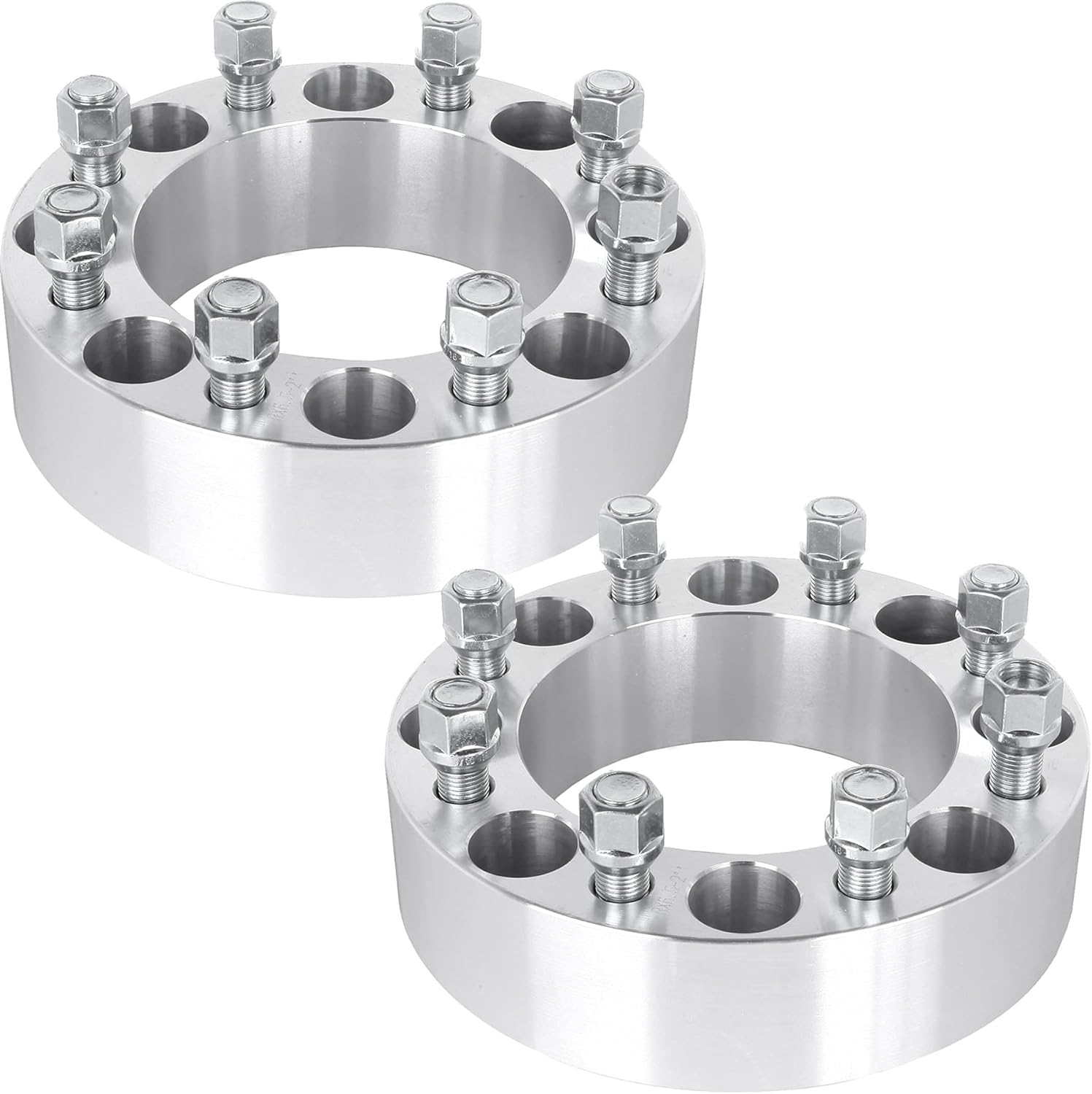 BRAND, CATEGORY, ECCPP, WHEEL ADAPTERS & SPACERS, ECCPP 2X 2 inch 8 lug Wheel Spacers Adapters 8x6.5 to 8x6.5 with 9/16 Thread 126.15mm for Dodge Ram 2500 3500 1994-2011 | for F250 F350 1988-1998| for Ford E-250 Econoline 1978-2002