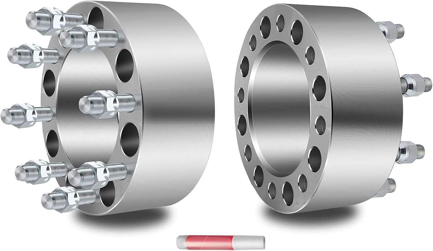 BRAND, CATEGORY, ECCPP, WHEEL ADAPTERS & SPACERS, ECCPP 2pcs 3 inch 75mm 8 Lug Wheel Spacers Adapters 8x6.5 to 8x6.5 8x165.1mm to 8x165.1mm 125mm CB fits for F250 for F350 Econoline for RAM 2500 3500 DUALLY with 9/16x18 Studs Lug Nuts