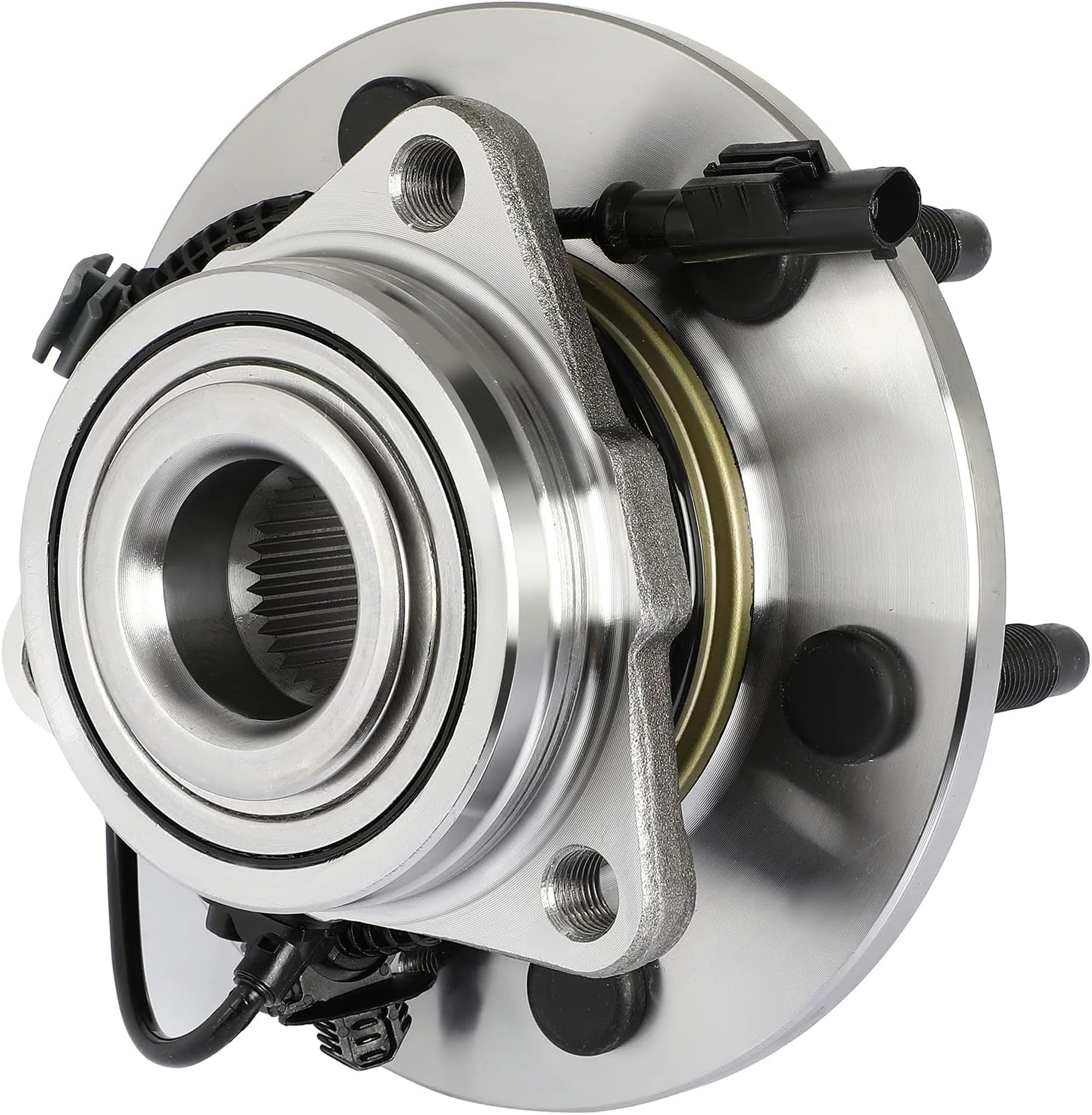 BRAND, CATEGORY, ECCPP, HUB ASSEMBLIES, ECCPP 515096 x2 Front Wheel Hub Bearings Left Right Replacement for 4X4 4WD 6 Lug W/ABS Cadillac Escalade ESV EXT Chevy Avalanche Silverado Suburban Tahoe GMC Sierra Yukon XL 1500 07 08 09 10 11 12 13