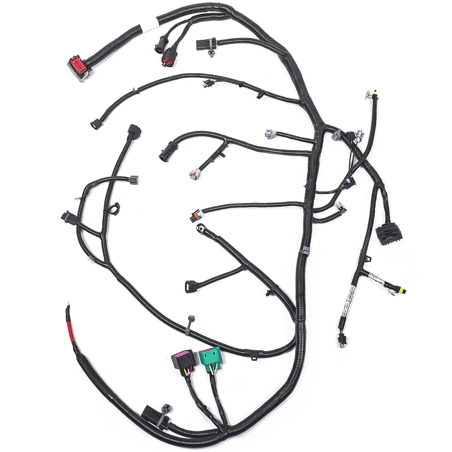 BRAND, CATEGORY, WEONEFIT, WIRING HARNESSES, Engine Wiring Harness Replacement for All Ford 2003 Super Duty Engine Wiring Harness Diesel 6.0L Built Before 1/30/03 OE# 3C3Z12B637AB 3C3Z-12B637-AB