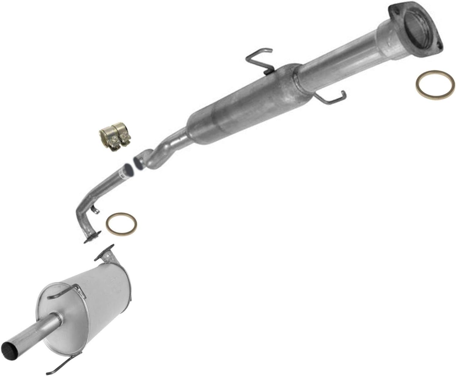 BRAND, CAT-BACK SYSTEMS, CATEGORY, MAC, Exhaust System for Toyota Camry 2.4 02-06 ULEV Emissions Only READ YOUR LABEL