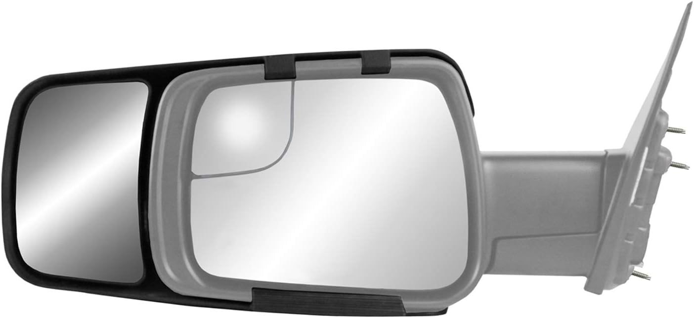 BRAND, CATEGORY, FIT SYSTEM, TOWING MIRRORS, Fit System - 80730 Snap & Zap Custom Towing Mirror Pair for Ram 1500 Pick-up, Black