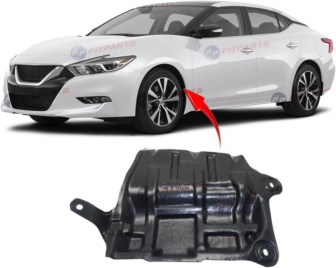 BRAND, CATEGORY, FENDERS, FITPARTS, FitParts New Front Driver Side Right Splash Cover for 2013 2014 2015 2016 2017 2018 Nissan Altima, Maxima Sedan. Direct Replacement for NI1228159, 648383TA0A