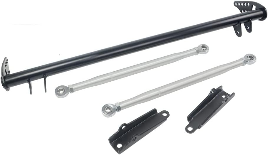 BARS & ARMS, BRAND, CATEGORY, PQY, Front Traction Control Tie Bar Set Compatible with 92-00 Honda Civic Del Sol EK EG EH EJ EM 94-01 Acura Integra DC