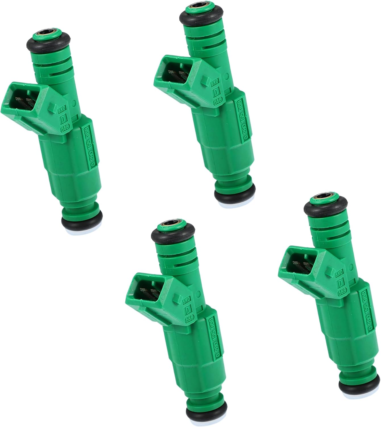 A ABSOPRO, BRAND, CATEGORY, FUEL INJECTORS, Fuel Injector Nozzle Replacement 0280155968 for Ford Focus 2000-2012 (Set of 4)