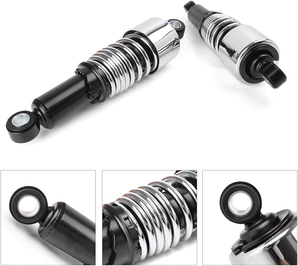 BRAND, CATEGORY, GZYF, SHOCKS, GZYF 267MM/10.5" Motorcycle Rear Shock Absorber Adjustable Shock Absorbers Rear Suspensions for Harley Sportster XL883 XL1200 2004-2015, Touring FLHT FLHR FLHX FLTR 1980-2017, Round End & Black