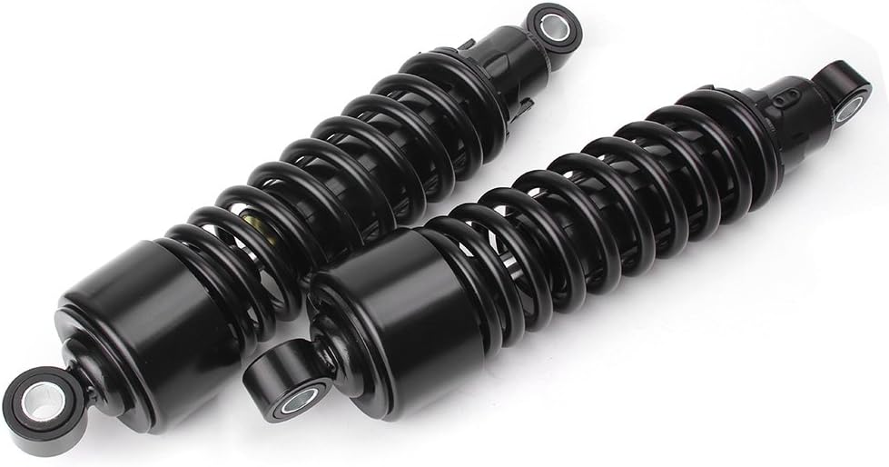 BRAND, CATEGORY, GZYF, SHOCKS, GZYF Pair 298mm 12" Motorcycle Scooter Rear Shock Absorber Damper Fits for Harley Davidson, Black