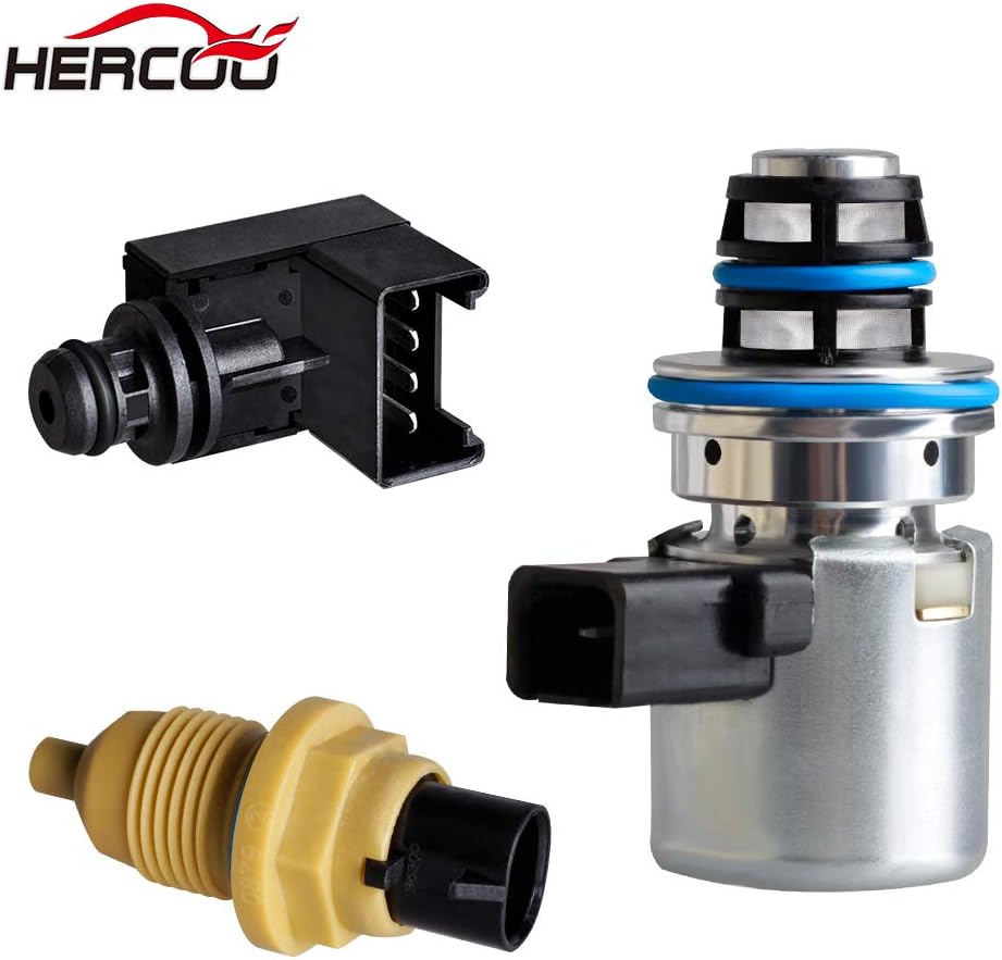 BRAND, CATEGORY, HERCOO, TRANSMISSION SPEED, HERCOO Transmission Governor Pressure EPC Solenoid Transducer with Output Speed Sensor for 2000 Up Dodge Dakota Durango, Dodge Ram 1500/2500/3500, Jeep Grand Cherokee