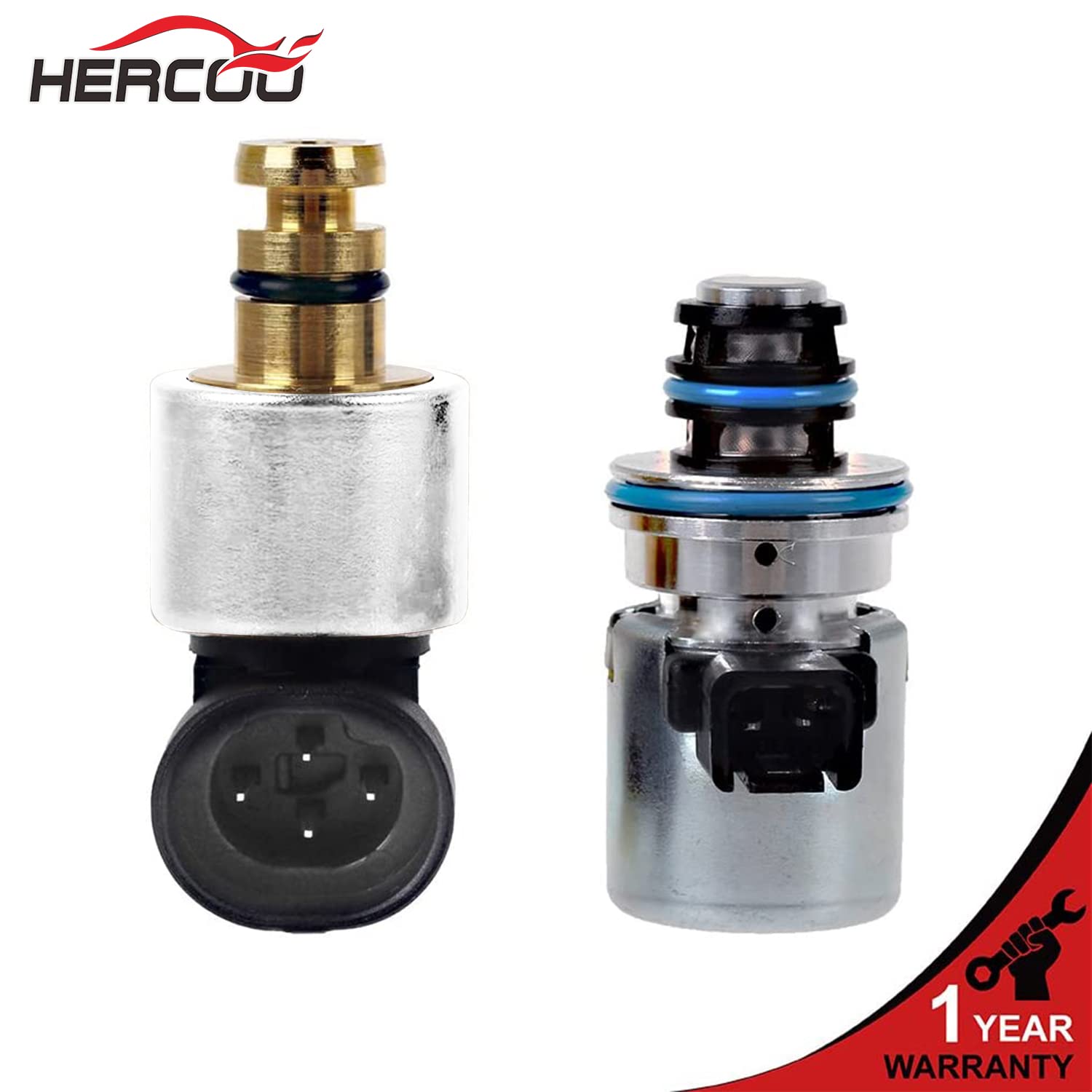 BRAND, CATEGORY, HARD PARTS, HERCOO, HERCOO Governor Pressure Sensor and EPC Solenoid fits A500 44RE Transmission with Gasket Filter Kit Compatible with 1998-1999 Jeep Grand Cherokee Dodge Dakota