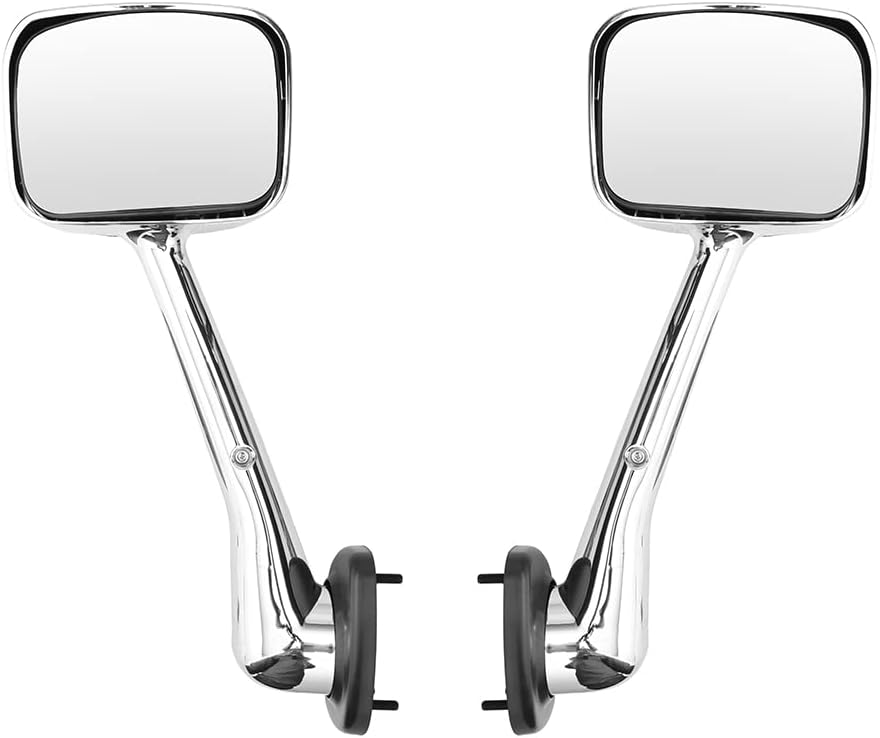 BRAND, CATEGORY, EXTERIOR MIRRORS, P SEPEY, Hood Mirror for Freightliner Cascadia, Complete Chrome Hood Mirror Assembly SEPEY for FREIGHTLINER CASCADIA 2008-2017, a Pair（Left and Right)