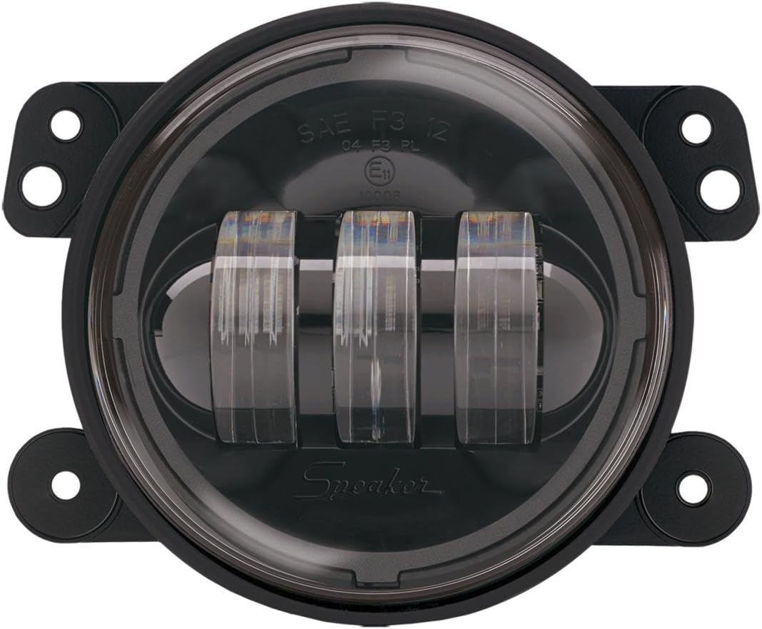 BRAND, CATEGORY, FOG LIGHTS, J.W. SPEAKER, J.W. Speaker 0550871 - Model 6145 J 12V LED Fog Light with Black Inner Bezel