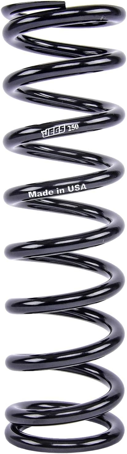 BRAND, CATEGORY, COIL SPRINGS, JEGS, JEGS 64975 Coil-Over Spring 12 in. Free Length Rate: 250 lbs./in. 2.500 in. I.D.