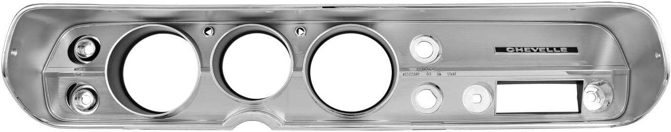 BRAND, CATEGORY, DASHBOARDS, JEGS, JEGS 79253 Dash Panel Bezel 1965 Chevy Chevelle El Camino For Models Without A/C