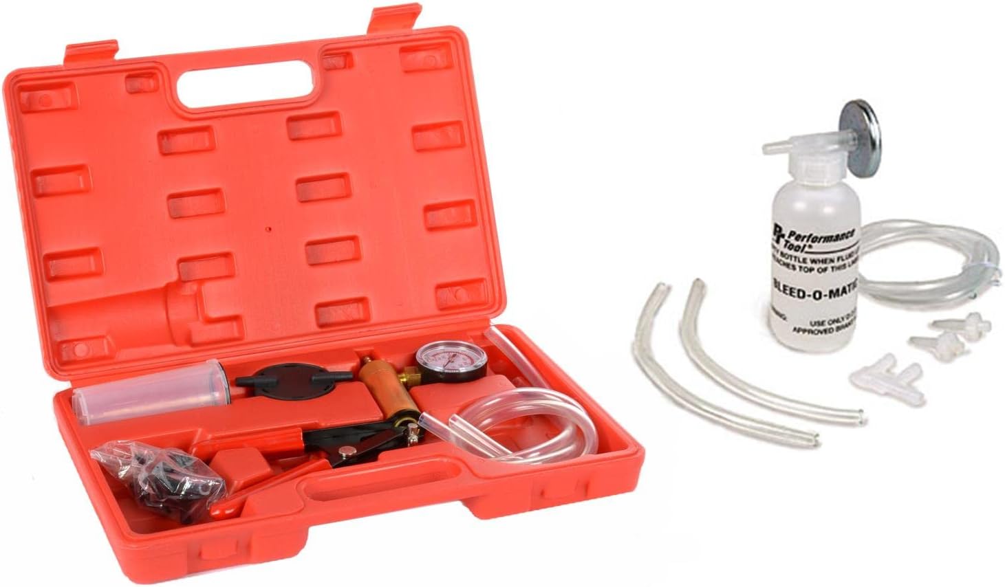 BRAKE SYSTEM BLEEDING TOOLS, BRAND, CATEGORY, JEGS, JEGS 80668K3 Hand Held Vacuum Pump & Magnetic Brake Bleeder Kit Includes: Vacuum