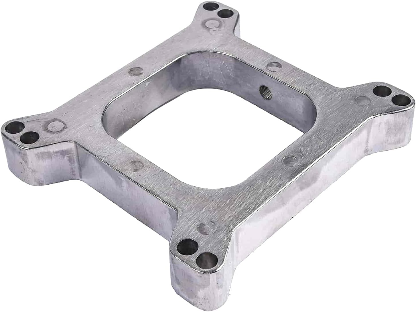 BRAND, CATEGORY, JEGS, SPACERS & ADAPTERS, JEGS Carburetor Spacer | 4150 Square Bore Flange | Open Hole Design | 1” Tall | Includes Two Gaskets And Mounting Hardware