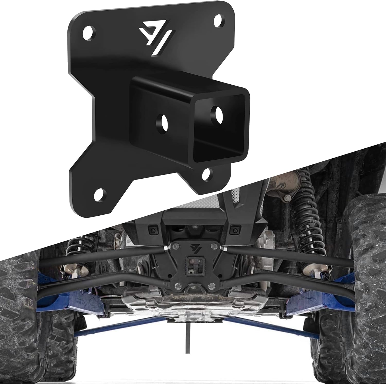 BRAND, CATEGORY, JY PERFORMANCE, RECEIVERS, JY PERFORMANCE 2" UTV Receiver Hitch Compatible with 2014-2022 Polaris RZR XP/XP 4 1000 XP1000