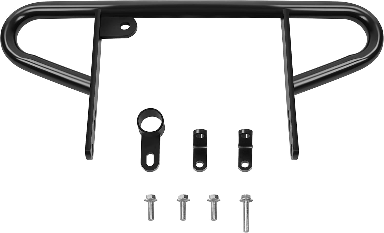 BRAND, CATEGORY, GRAB BARS, JY PERFORMANCE, JY PERFORMANCE Rear Wide Grab Bar Bumper Steel Black - Compatible with 2006-2014 Honda TRX 450R 450ER