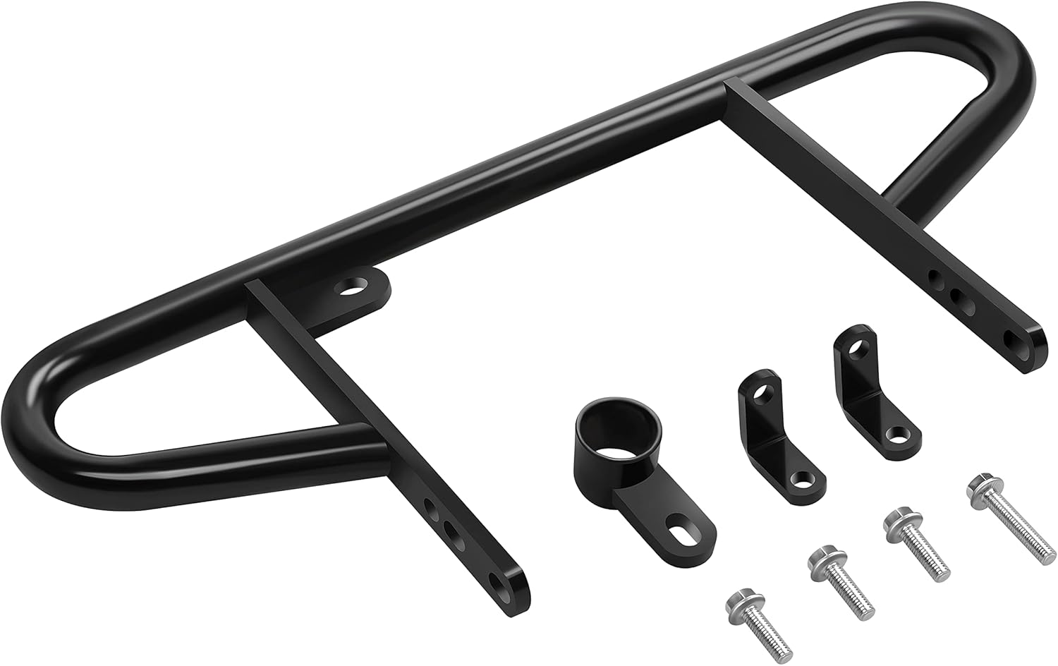 BRAND, CATEGORY, GRAB BARS, JY PERFORMANCE, JY PERFORMANCE Rear Wide Grab Bar Bumper Steel Black - Compatible with 2006-2014 Honda TRX 450R 450ER