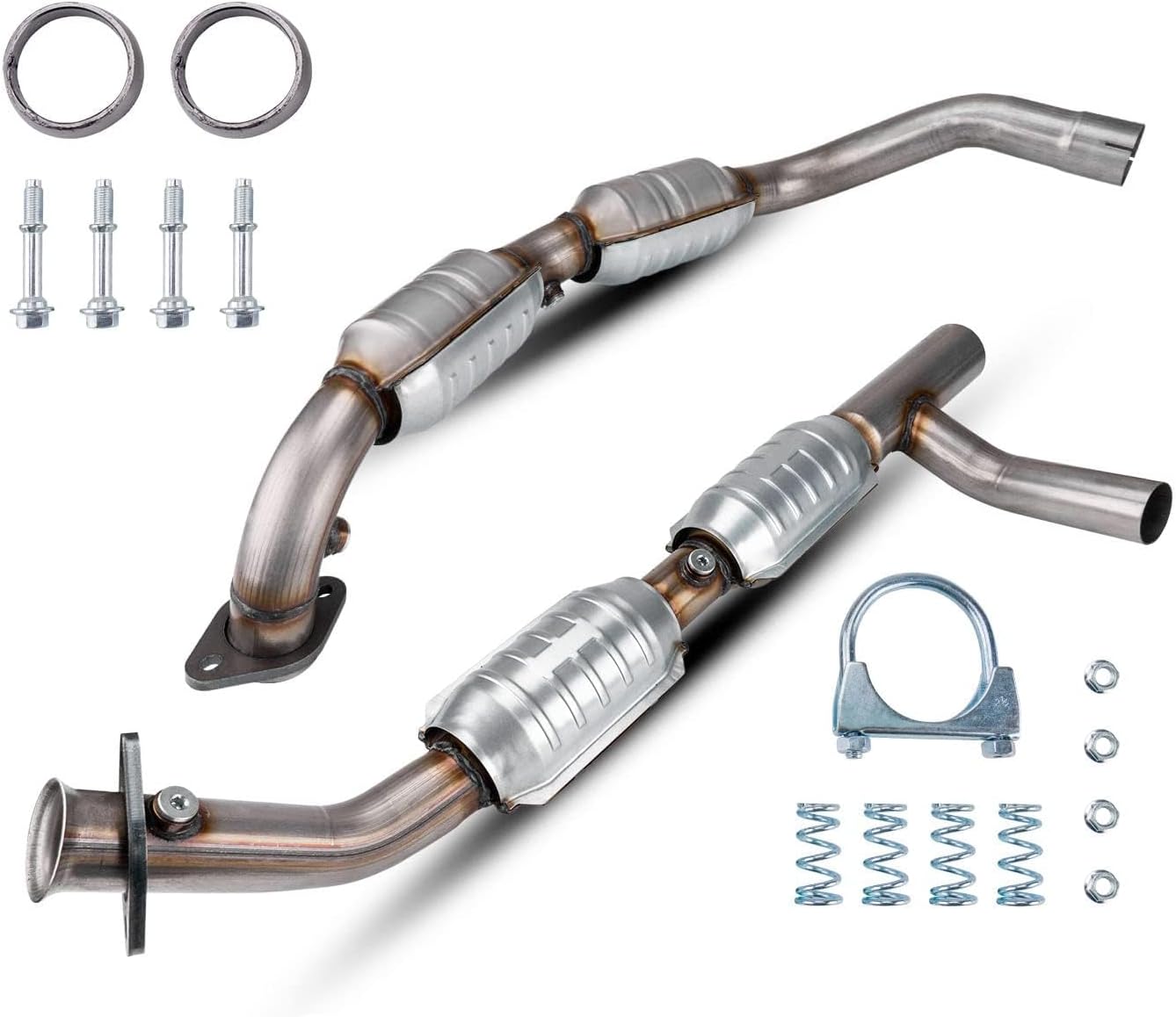 BRAND, CATALYTIC CONVERTERS, CATEGORY, KAC, KAC Catalytic Converter Fit for 2005 Altima 3.5L, 2004-2006 Maxima, 2004-2009 Quest Catalytic Converter Kit Direct-Fit Automotive Replacement 642264(EPA Compliant)