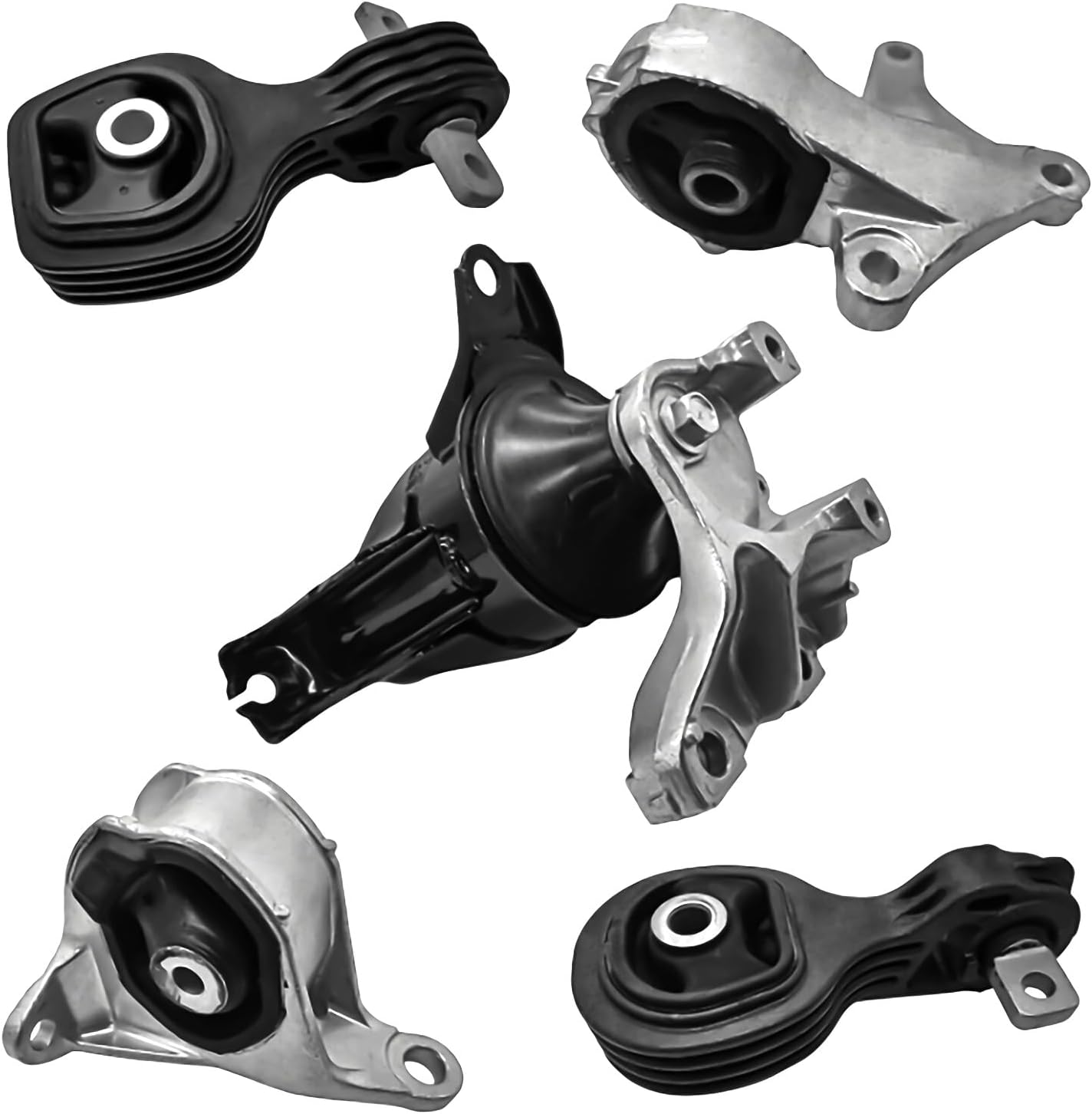 BRAND, CATEGORY, ENGINE MOUNTS, KAC, KAC Engine Motor Transmission Mount Kit 5Pcs for 2012-2014 CR-V 2.4L Automatic (FWD & AWD) Replace EM-9796 EM-9802 EM-9798 EM-9815