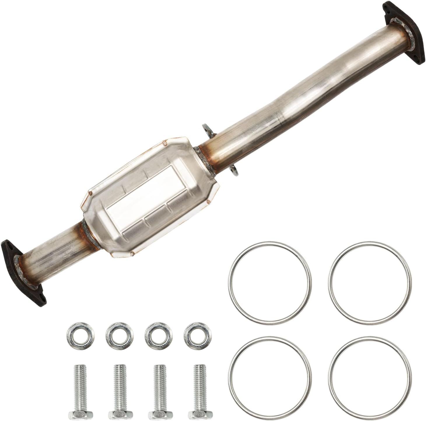 BRAND, CATALYTIC CONVERTERS, CATEGORY, KAC, KAC Rear Catalytic Converter Fit for Tacoma 2000-2004 3.4L Catalytic Converter Kit Direct-Fit Automotive Replacement OEM 53432, 1740307040(EPA Compliant)