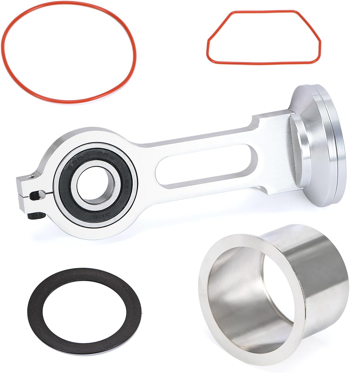 AIR COMPRESSOR REPLACEMENT PARTS, BRAND, CATEGORY, PQY, KK-4835 Compressor Piston Kit Connecting Rod Replacement Kit Compatible with Sears Craftsman Devildiss Dewalt Porter Cable Oil Free Air Compressor Pump