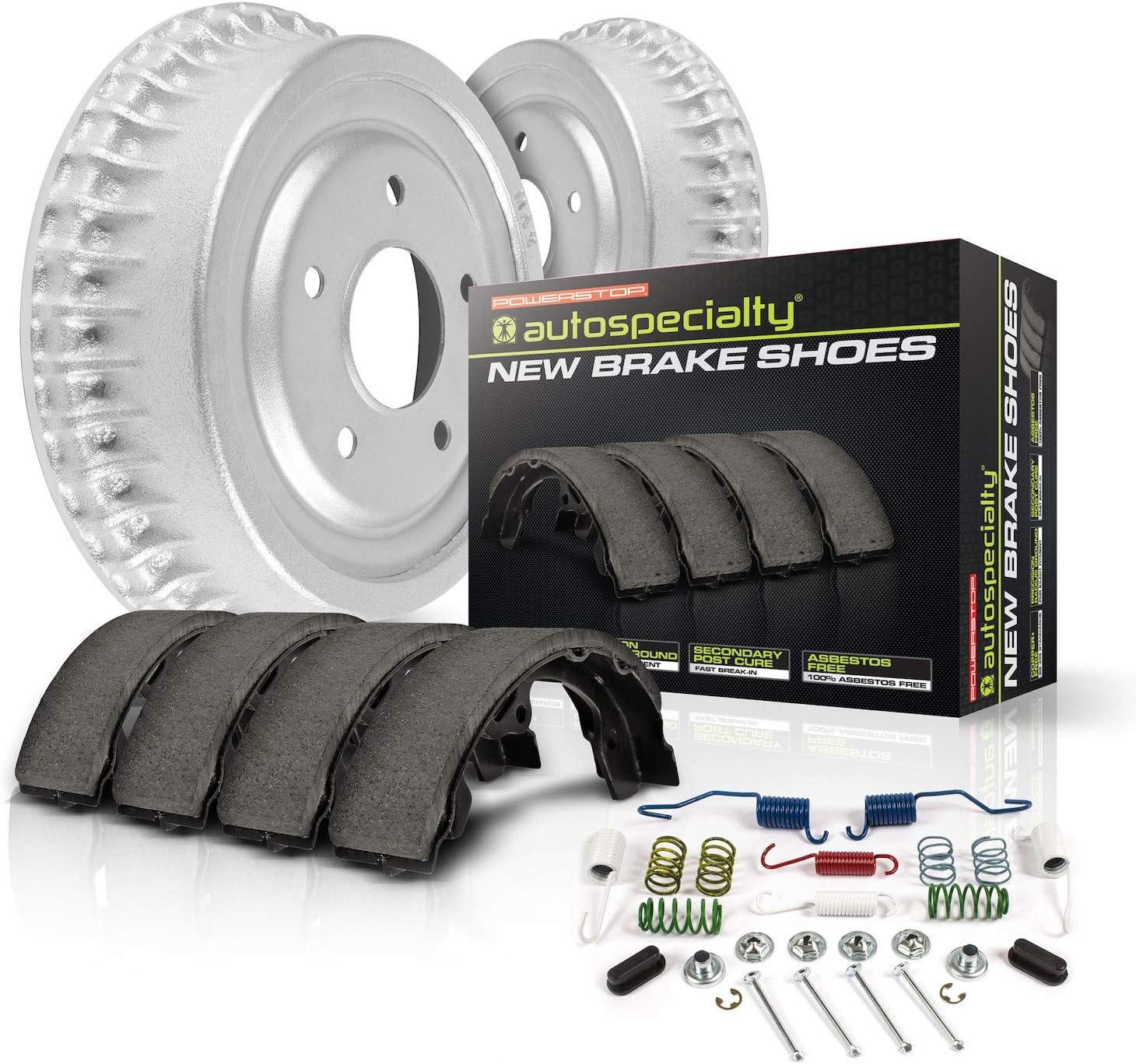 BRAND, CATEGORY, DRUM BRAKE, POWER STOP, KOE15389DK Autospecialty Rear Replacement Brake Kit - 6 Lug OE Brake Drums & Brake Shoes For 2005 - 2008 2009 2010 2011 2012 2013 2014 2015 2016 2017 2018 2019 2020 2021 2022 Toyota Tacoma