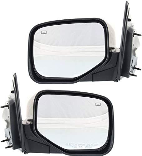 BRAND, CATEGORY, EXTERIOR MIRRORS, KOOL-VUE, Kool Vue Driver Side Power Heated Mirror for Honda Ridgeline 2006-2014 Paintable