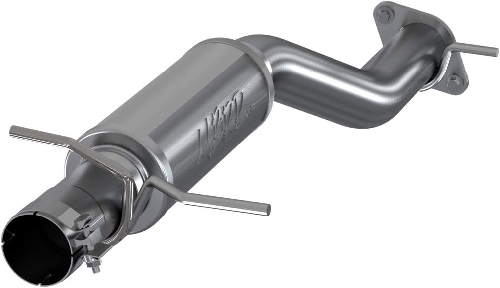 BRAND, CATEGORY, MBRP, MUFFLERS, MBRP Exhaust S5143409 Muffler Replacement 3 in. Inlet/Outlet High Flow T409 Stainless Steel Muffler Replacement